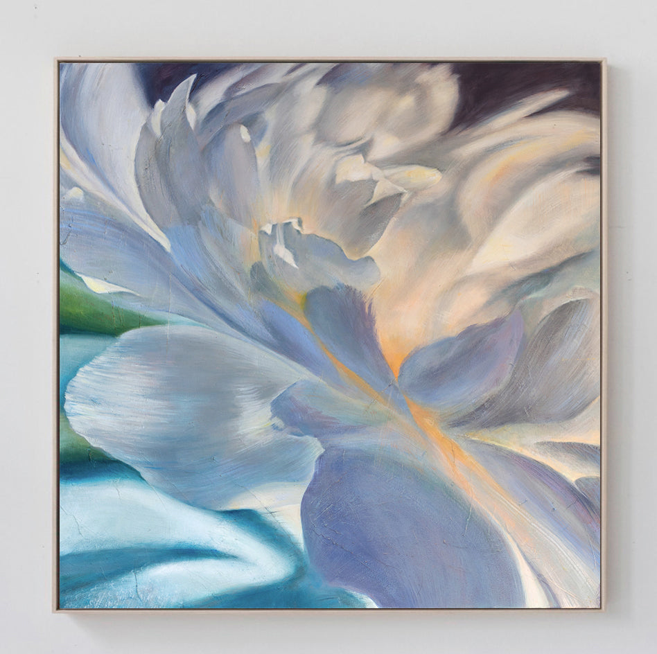 Solace in D  | Original Oil Painting - Framed