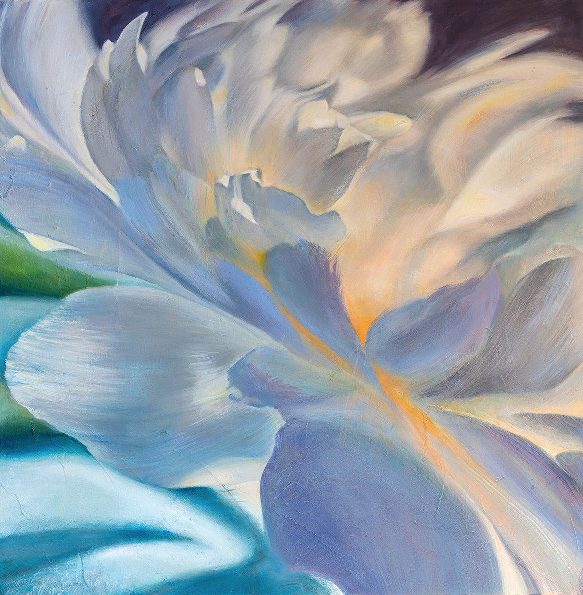 Solace in D  | Original Oil Painting - Framed