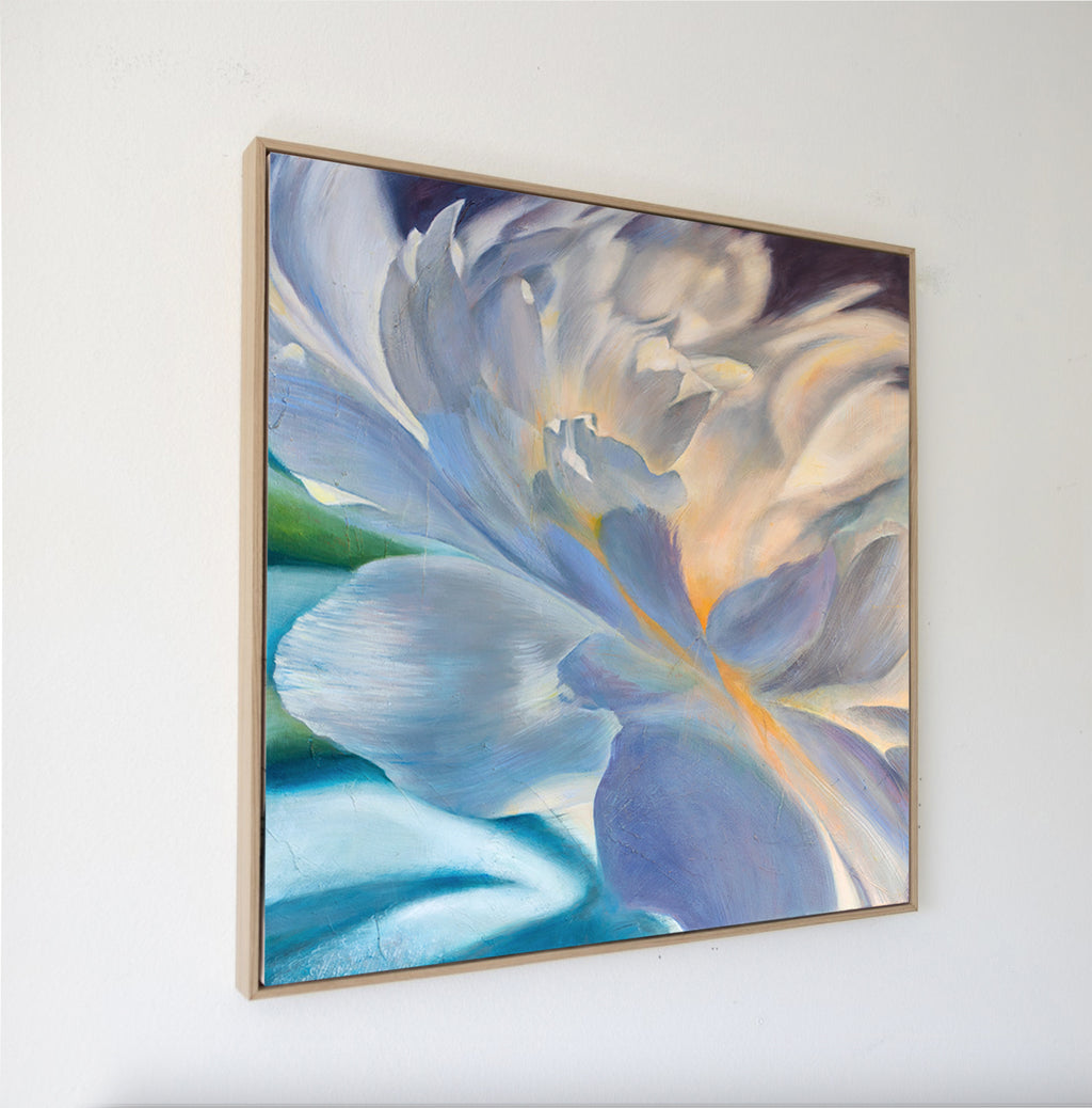 Solace in D  | Original Oil Painting - Framed